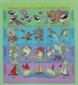 COCOS ISL. SC 292f NH issue of 1994 - SEA LIFE