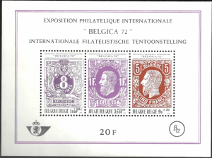 Belgium B863 Belgian Stamp Cent SOS/King Leopold/PhilEx MNH S/S CV$5 1970