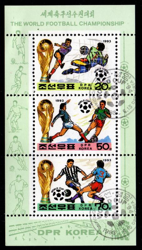 North Korea - Cancelled Souvenir Sheet Scott #3214a (Soccer World Cup)