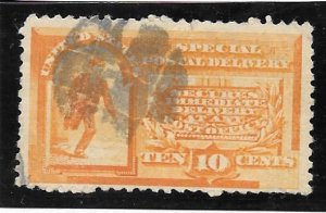 U.S. Scott #E3 Used 10c Special Delivery stamp 2018 CV $50.00