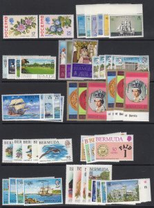 Bermuda Collection on 102 dealer cards, 1975-1996, CV$155.95
