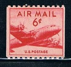 USA C41: 6c Skymaster, coil single, MNH, F-VF