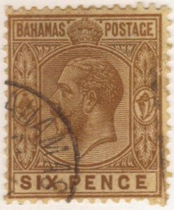 Bahamas #79 used 6d King