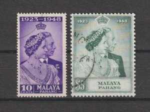 MALAYA PAHANG 1948 SG 47/8 USED Cat £50.60