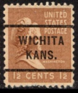 US Stamp #805x255 Martha Washington - Presidential Issue 1938 Precancel