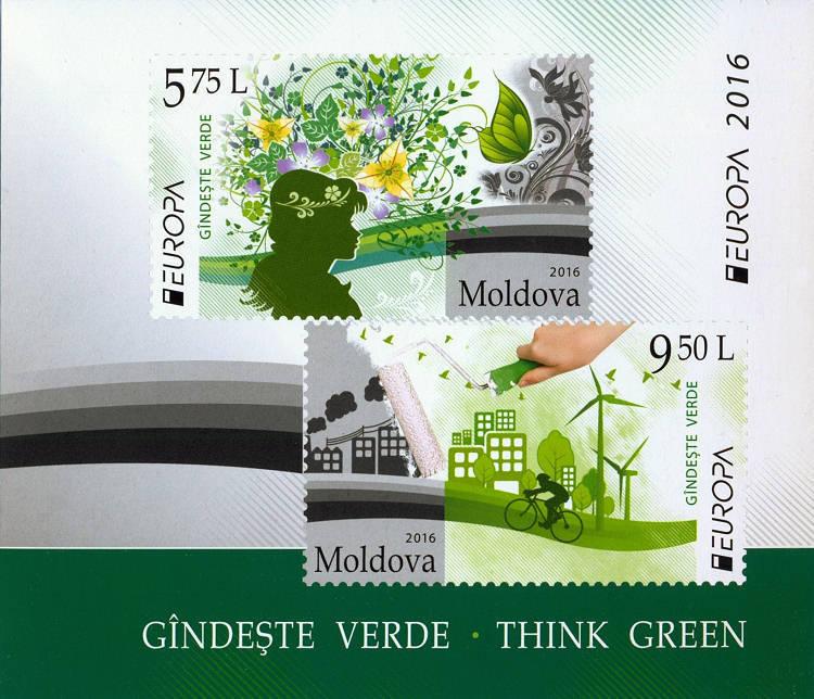 Moldova 2016 CEPT Europa Think Green Booklet