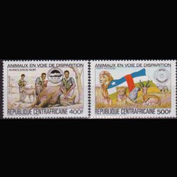 C.A.R. 1983 - Scott# C291A-2 Endang.Animals Set of 2 NH