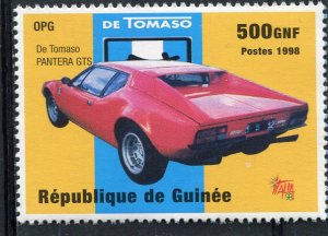 Guinea 1998 DE TOMASO PANTERA GTS 1 value Perforated Mint (NH)