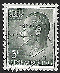 Luxembourg # 424 - Grand Duke Jean - 3F - used...(KlGr)