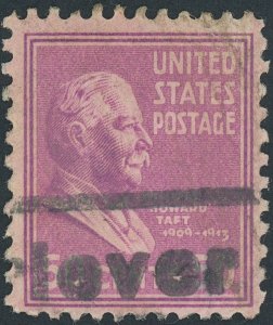 US 831 Presidential Issue; Used; Fancy cancel -- See details and scans