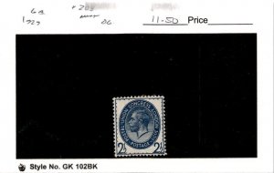 Great Britain, Postage Stamp, #208 Mint Hinged, 1929 King George (AD)