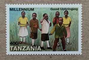 Tanzania 1999 400sh Millennium scarce stamp, MNH. Scott 1877