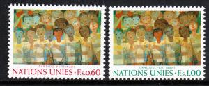 41-42 United Nations Geneva 1974 Art at UN MNH