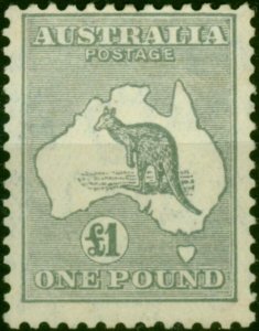 Australia 1935 £1 Grey SG137 BW54 Superb MNH