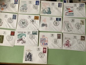 Austria postal covers 13 items Ref A2261