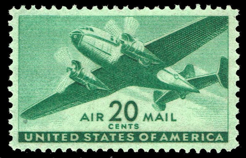 United States #C29  MNH - Twin-Motor Transport Plane (1941)