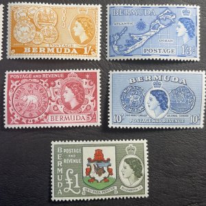 BERMUDA # 143-162-MINT/HINGED---COMPLETE SET---1953-58