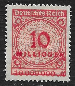 Germany #286 10mil Numeral of Value ~ MNG