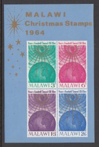 Malawi 21a Christmas Souvenir Sheet MNH VF