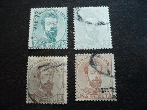 Stamps - Cuba - Scott# 54-57 - Used - Set of 4 stamps