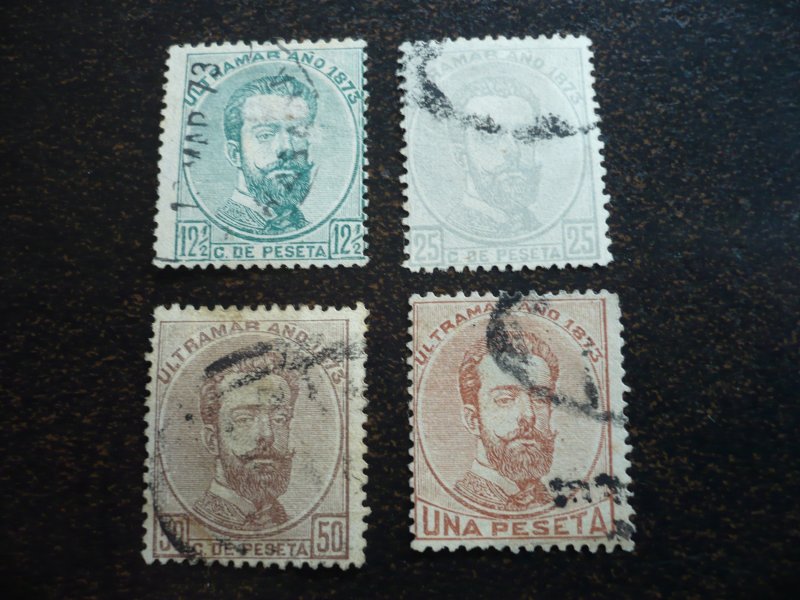 Stamps - Cuba - Scott# 54-57 - Used - Set of 4 stamps