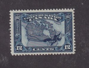 CANADA # 145 VF-MNH MAP OF CANADA CAT VALUE $70 BUY NOW 20% I NEED ONE FOR TO