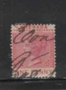 GRENADA #30 1887 1p QUEEN VICTORIA F-VF USED e