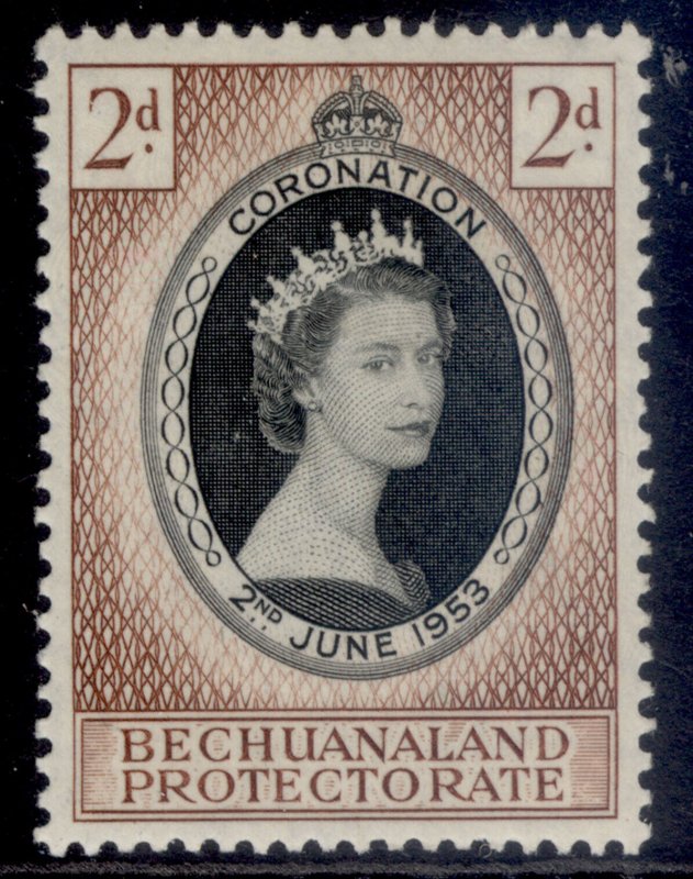 BECHUANALAND PROTECTORATE QEII SG142, 2d black & brown, M MINT.