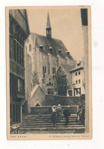 D322658 USA Postal Card 1933 St. Nicolas Church Chicago Bruxelles Belgium