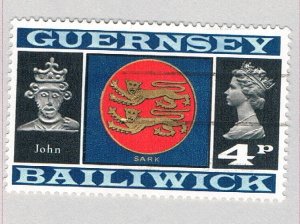 Guernsey 48 Used Arms of Sark 1 1971 (BP66519)