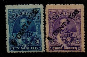 Ecuador 31-32 Mint Hinged