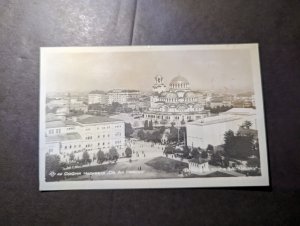 1944 Censored Bulgaria RPPC Postcard Cover to Germany