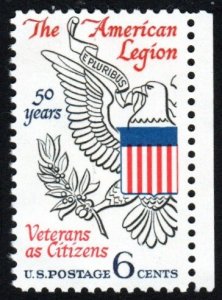 SC# 1369 - (6c) - American Legion, Unused single, NG