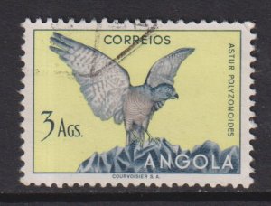 Angola   #342  used   1951  birds  3a