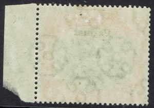 PAPUA 1907 LAKATOI OVERPRINTED SMALL PAPUA 1/- VERTICAL WMK 