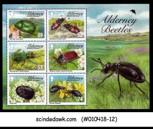 ALDERNEY - 2013 BEETLES / INSECTS - MINIATURE SHEET MNH