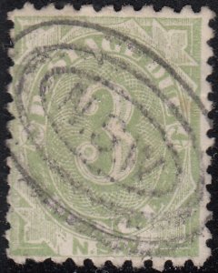 New South Wales 1891-92 used Sc J4 3p Postage Due