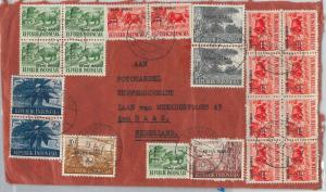 62341 - INDONESIA - POSTAL HISTORY - IRIAN BARAT stamps on COVER to HOLLAND 1964 