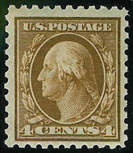 US 465 4c orange brown OG PH