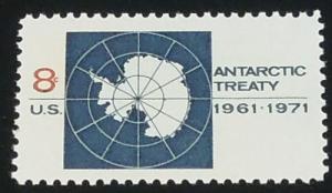 1971 8c Antarctic Treaty Scott 1431 Mint NH