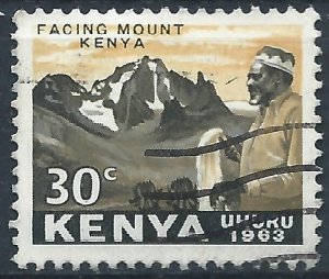 Kenya 1963 - 30c Independence - SG5 used