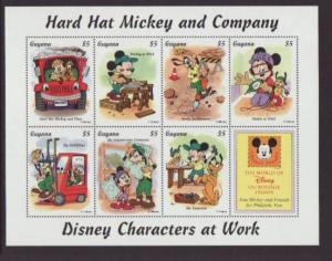 Guyana Disney's Souvenir Sheet MNH VF