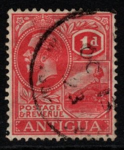 ANTIGUA SG63 1921 1d CARMINE-RED FINE USED