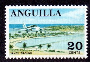 ANGUILLA 25 MNH BIN $1.00 AIRPLANE