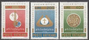 Vatican City #592-4  MNH F-VF  (SU2995)