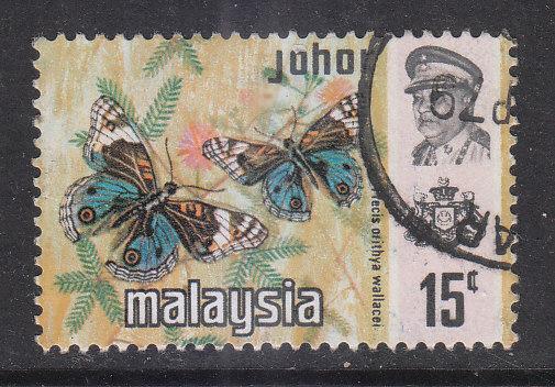 Malaysia Johore 1977 Sc 181a Harrison Print 15c Used