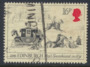 Great Britain  SG 1262  SC# 1066 Mail Coaches   Used see detail and scan