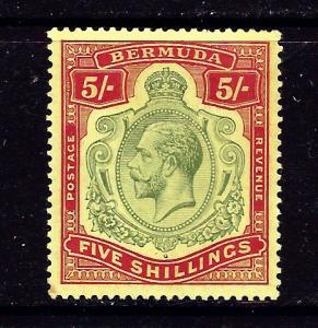 Bermuda 52 MH 1910 issue 