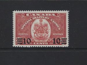 CANADA - #E9 - 10c on 20c OVERPRINT SPECIAL DELIVERY (1939) MLH