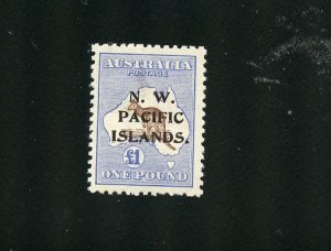 NORTH WEST PACIFIC ISLANDS SCOTT #38 MINT LIGHTLY HINGED WITH APEX CERTIFICATE